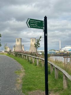 Confirming it is actually the coast path - we didn't see much sea for the first twelve miles or so!